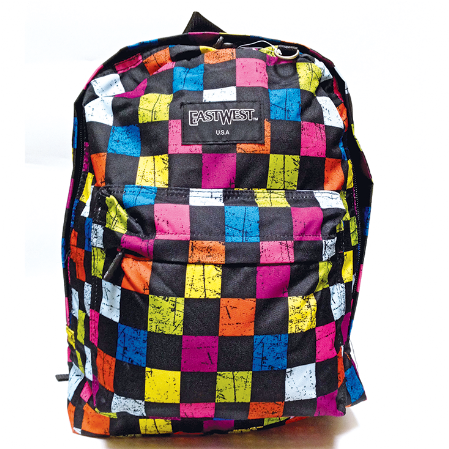 mochila juvenil east west con estampado